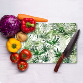 Hermia Tabla de Cortar de Vidrio Templado Multicolor 25 x 35 cm
